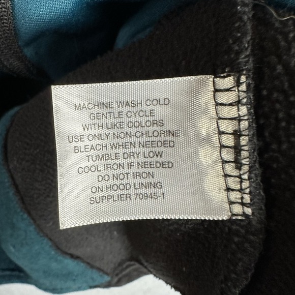 Made for Life Hoodie Womens Medium Teal Full Zip Long Sleeve Athletic Warm - Picture 4 of 6